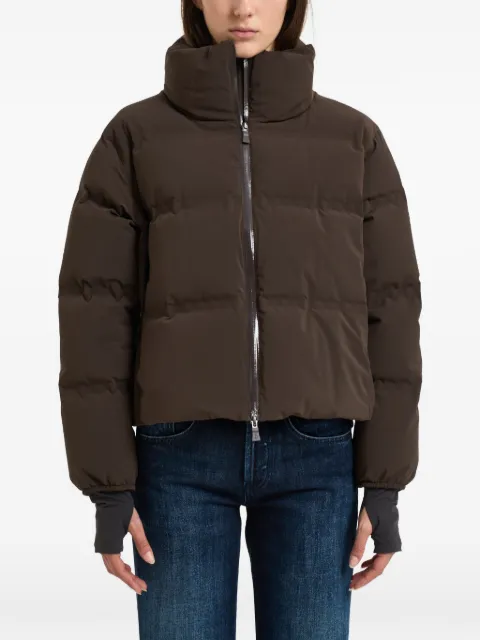 Herno quilted funnel-neck puffer jacket Brown PI002230D12590