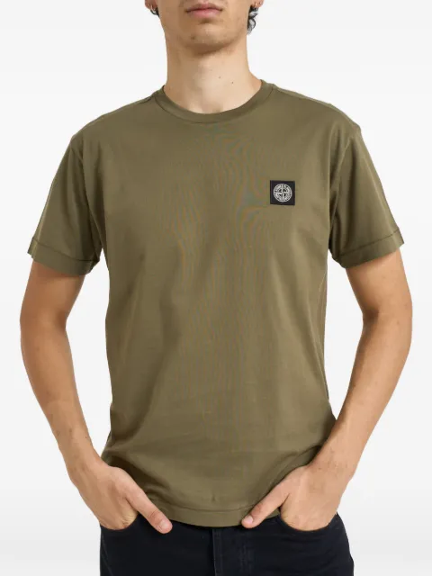 Stone Island 2100027 60/2 cotton jersey Green L1S152100027S0013