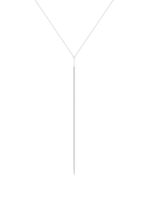SOLO for diamonds diamond-embellished drop necklace Silver S02697