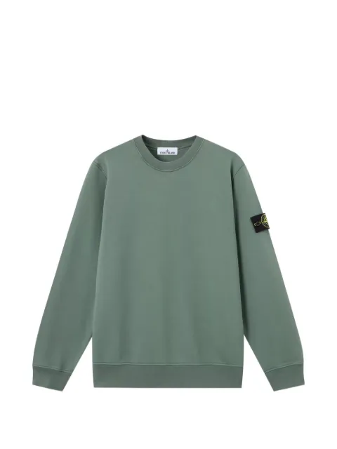 Stone Island logo-patch sweatshirt Green L2S156100060S0051