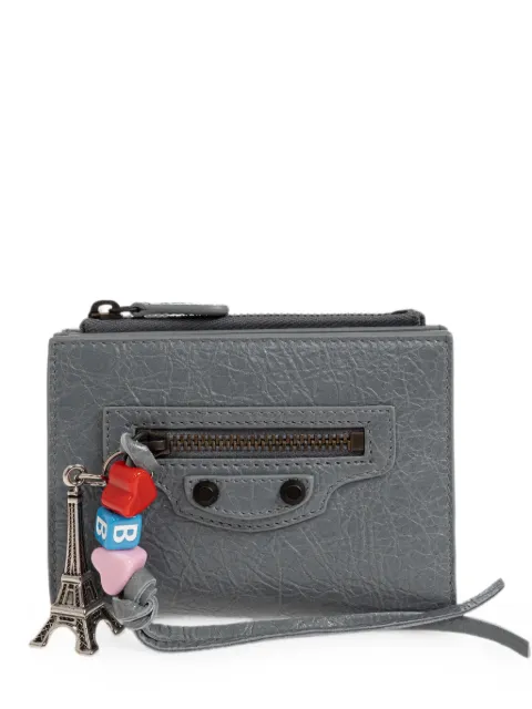 Balenciaga Le City bifold leather wallet Grey 8463602ACOT