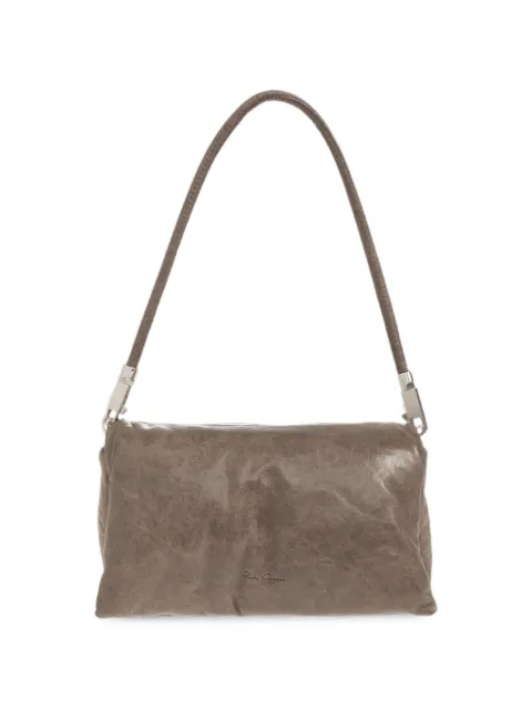 Rick Owens Pillow Griffin leather shoulder bag Brown RA02F0948LBEPA