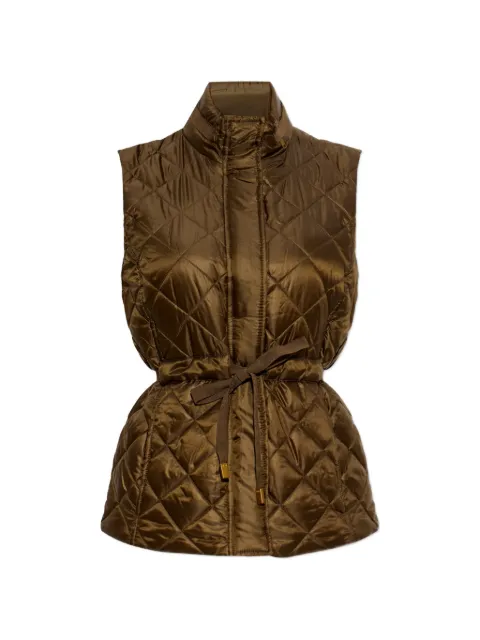 Michael Michael Kors drawstring-waist quilted gilet Brown MT520JM3SB