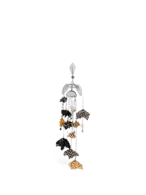 ISABEL MARANT beaded drop earring Silver BL0302FAD2B09B