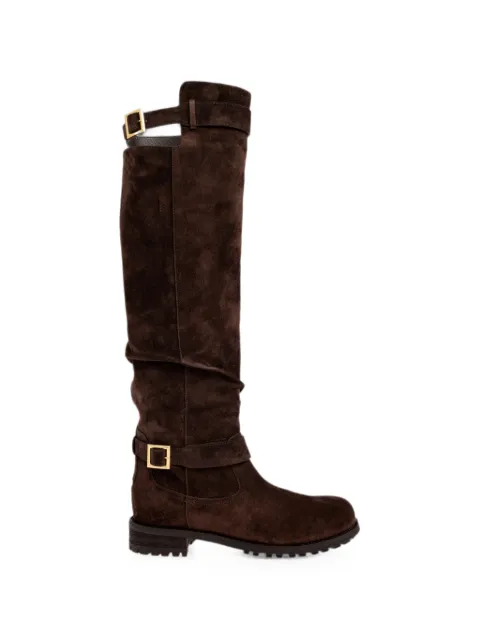 Jimmy Choo Biker KB buckle-fastening boots Brown BIKERKBSVV
