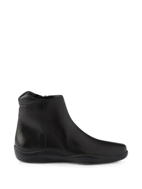 Prada Toblach Nappa leather booties Black 3T6486F010038