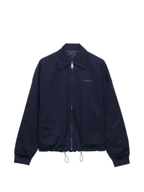 Prada reversible jersey blouson jacket Blue 138652SOOO17XE