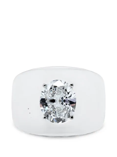 SOLO for diamonds diamond-embellished dome ring Silver NYC000182