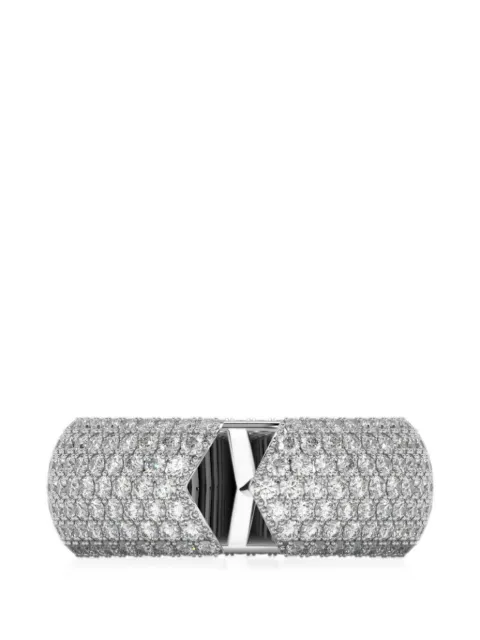 SOLO for diamonds pavé-set diamond-embellished ring Silver S02133