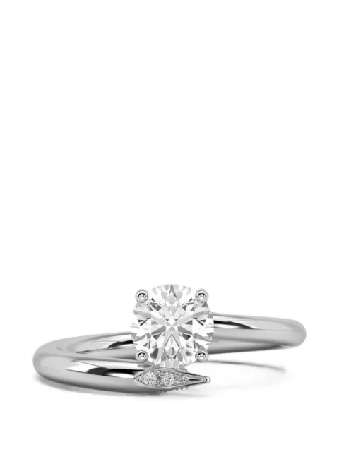 SOLO for diamonds diamond bypass ring Silver S00719