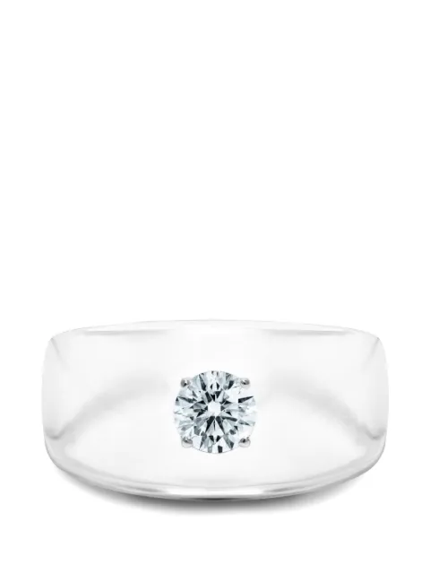 SOLO for diamonds diamond-embellished chunky ring White S00327