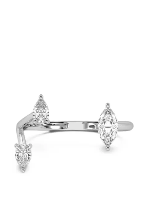 SOLO for diamonds diamond-embellished wrap ring Silver S02195