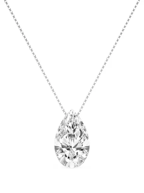 SOLO for diamonds pear-cut diamond-embellished necklace Silver NYC000005
