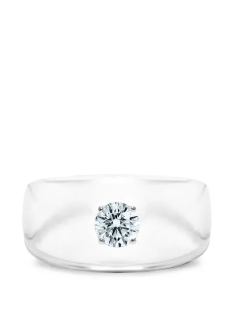 SOLO for diamonds diamond-embellished band ring Silver S00273