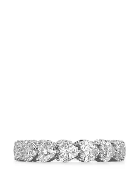 SOLO for diamonds heart-cut diamond ring Silver NYC000149