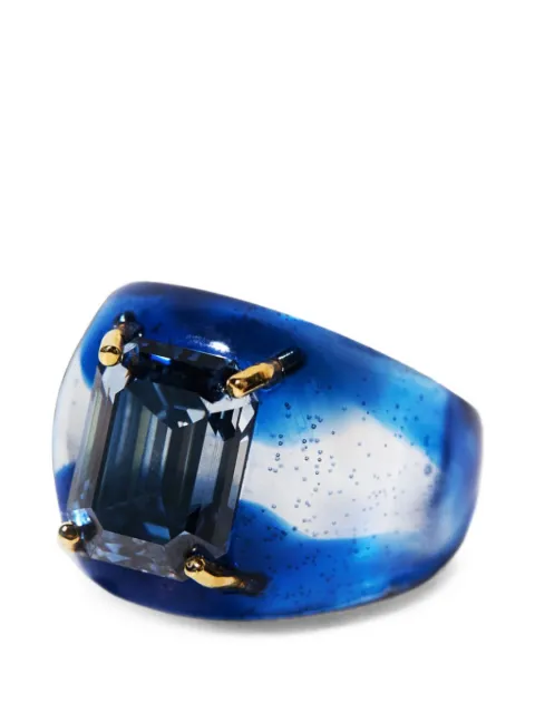 SOLO for diamonds diamond-embellished ring Gold S00154