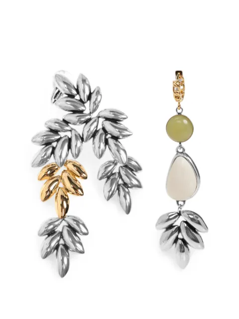 ISABEL MARANT asymmetric drop earrings Silver BL0311FAD3B09B