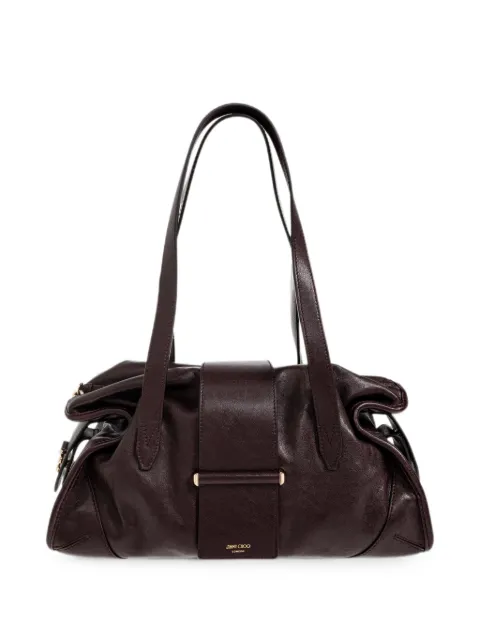 Jimmy Choo medium Bar leather duffle bag Red BARFILOMBKL