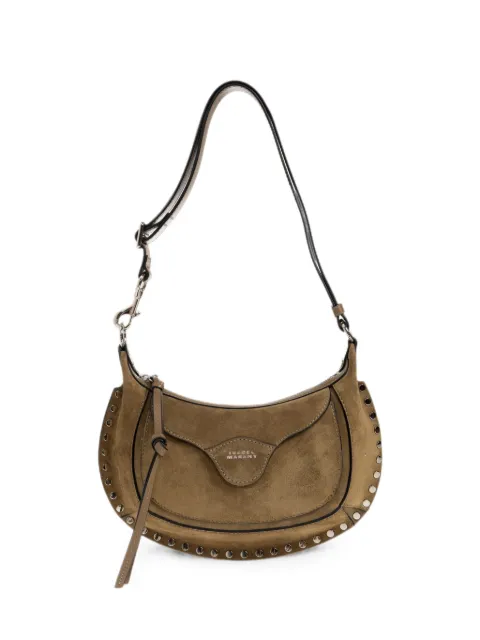 ISABEL MARANT Oskan stud-embellished shoulder bag Brown PP0511FAA3C32M