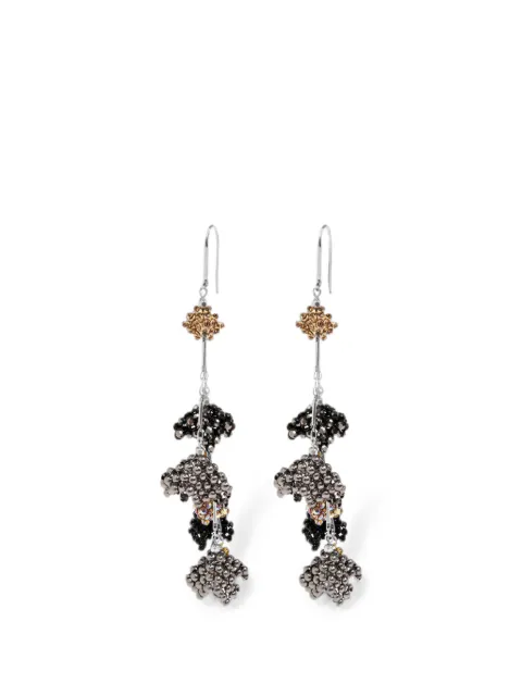 ISABEL MARANT Catalina crystal-embellished drop earrings Silver BL0294FAD2B09B