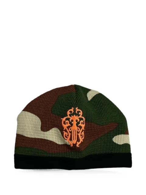 Chrome Hearts x Matty Boy camouflage-print beanie hat Green CHRM1508