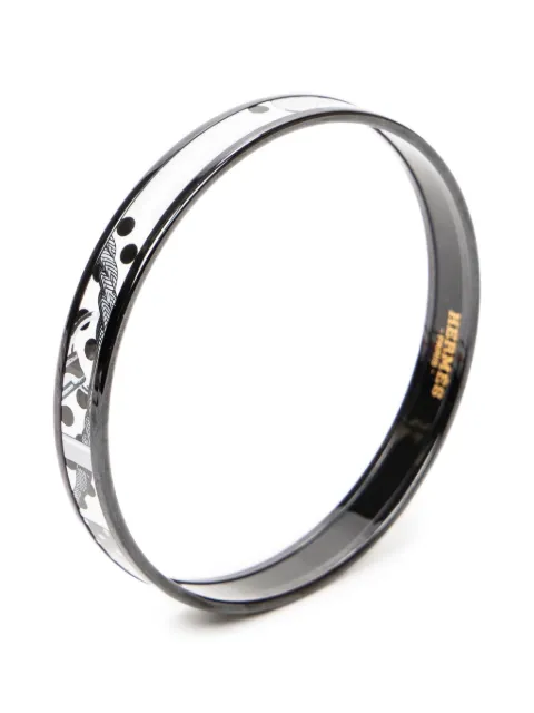 Hermès Pre-Owned logo-detail bracelet Black STAMP