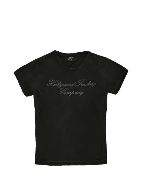 Htc Los Angeles Hollywood T.C. logo-print slim-fit T-shirt Black 24WHTTS017