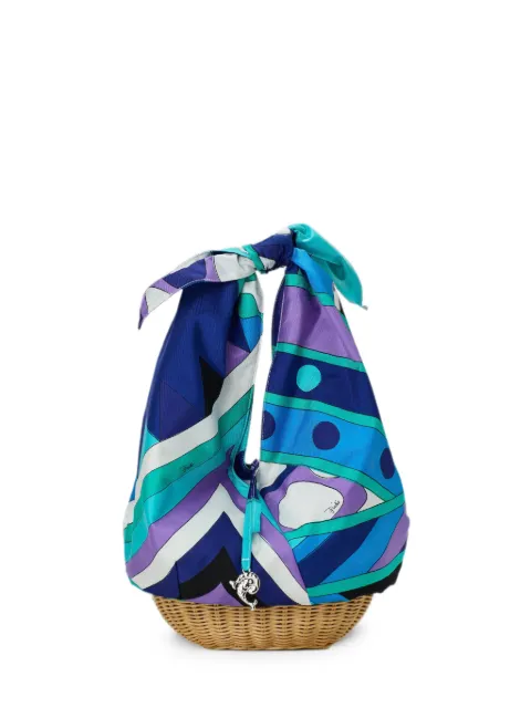 PUCCI abstract-print tote bag Blue 6HBC316H141