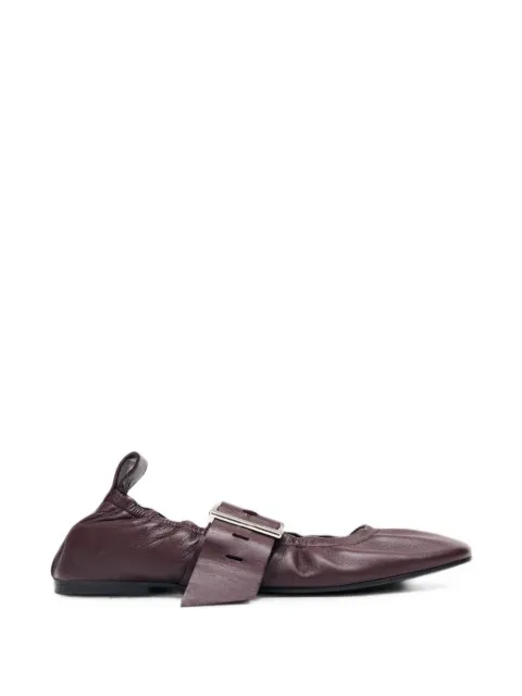 ALOHAS Sarea leather ballet flats Brown S10132903