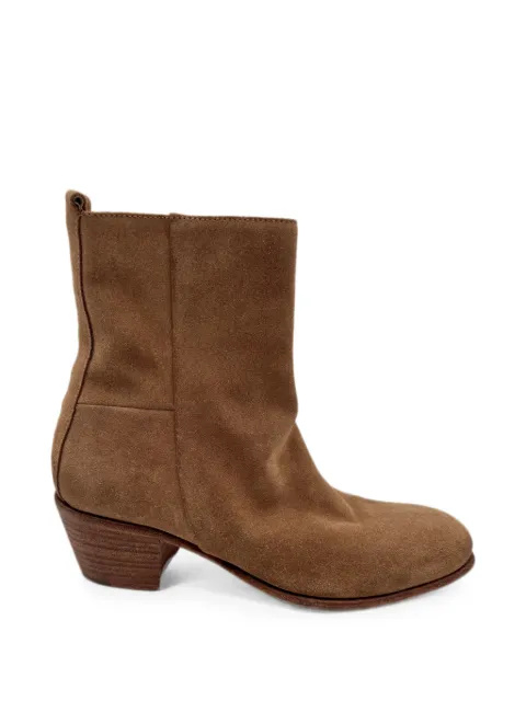ELIA MAURIZI suede ankle boots Brown 8816SOFTY