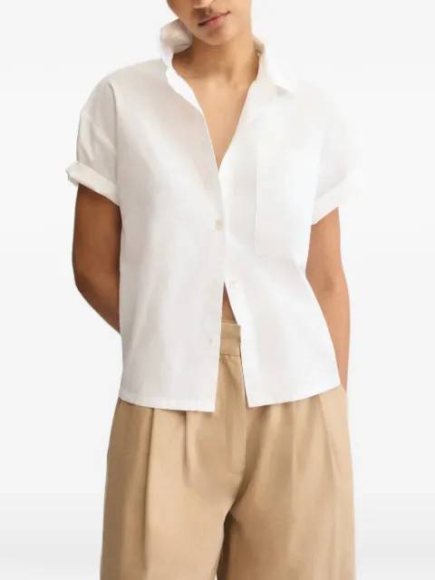 Arlo Mott Clark split-back shirt White 1030