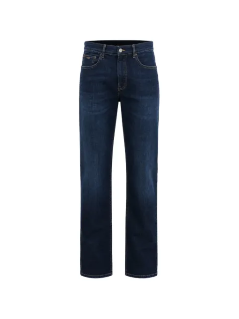 BOSS faded-effect straight-leg jeans Blue 50508384