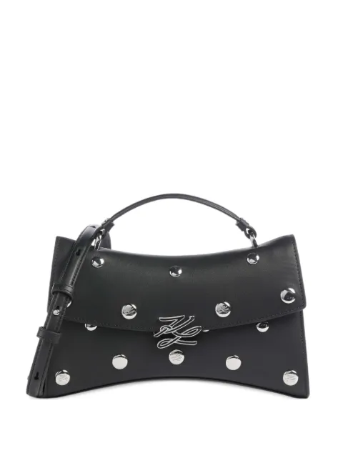 Karl Lagerfeld K/Autograph studded leather tote bag Black B3W303191RC