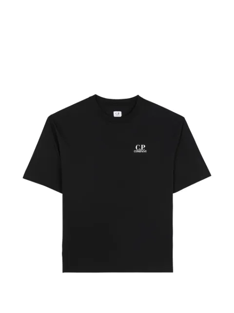 C.P. Company logo-print graphic-print T-shirt Black 21CMTS209A110579W999