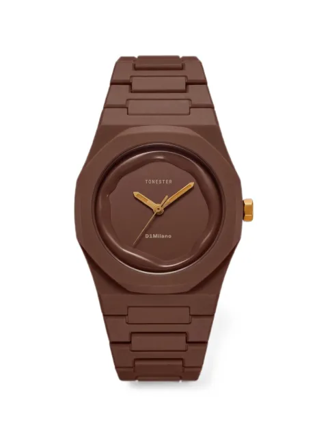 D1 Milano xTonester Cursed by Milano 40.5mm watch Brown PCBUTP2