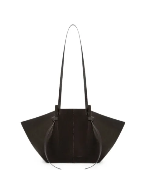 Yuzefi medium Mochi suede shoulder bag Brown MOCHIYUZSS26HBMOS029GANACHE