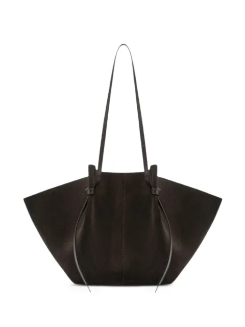 Yuzefi large Mochi suede shoulder bag Brown LMOCHIYUZSS26HBLMS029GANACHE