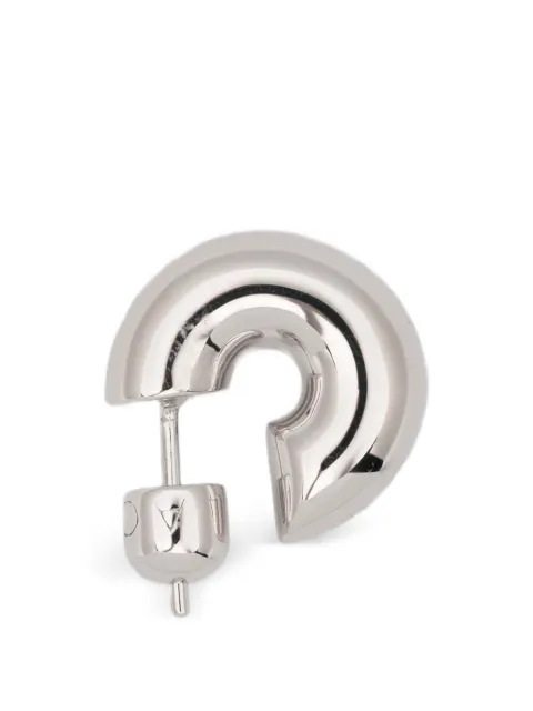 Maria Black medium Prima Hoop earring Silver 101139AGMSINGLE