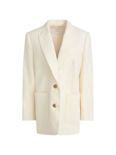 ZIMMERMANN single-breasted blazer White 2397JR251