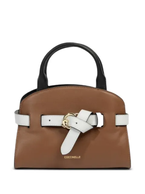 Coccinelle buckle-detail shoulder bag Brown E1TLC180301