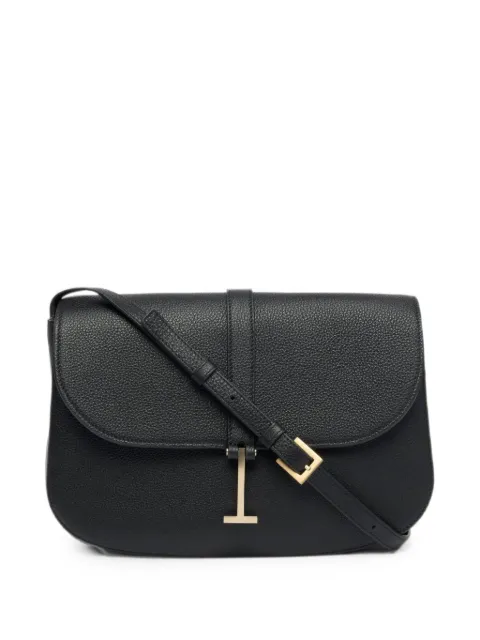 TOM FORD medium Kara T-logo grained-leather cross body bag Black L1943LCL615V