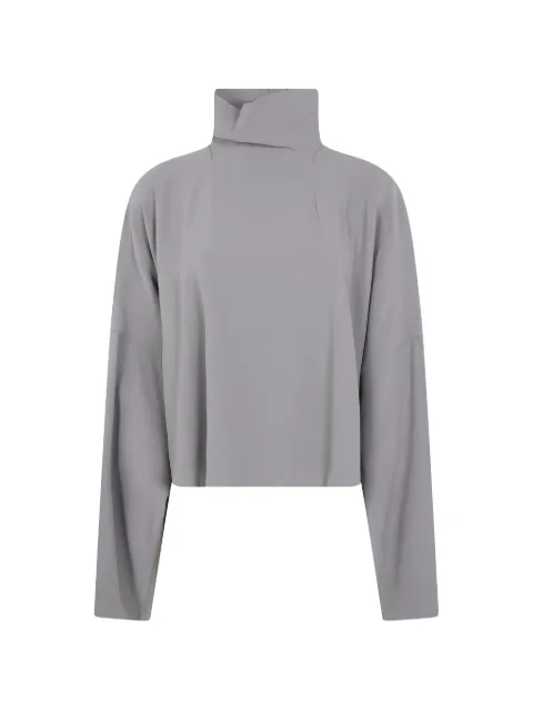 Rick Owens high-neck long-sleeve top Grey RP02F5216HY