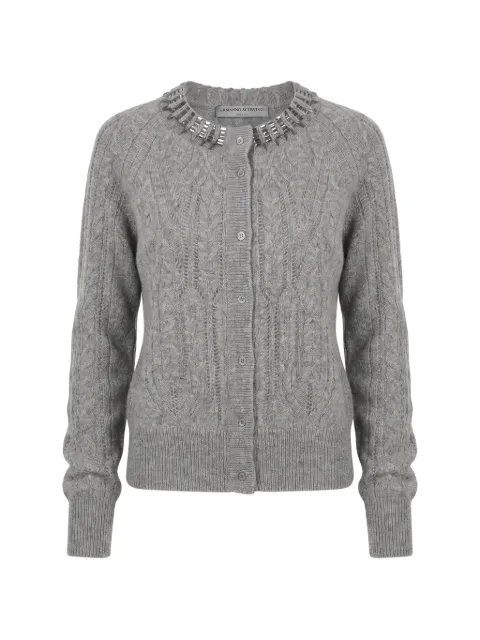 Ermanno Scervino embellished-details cardigan Grey D495N318RCTZT
