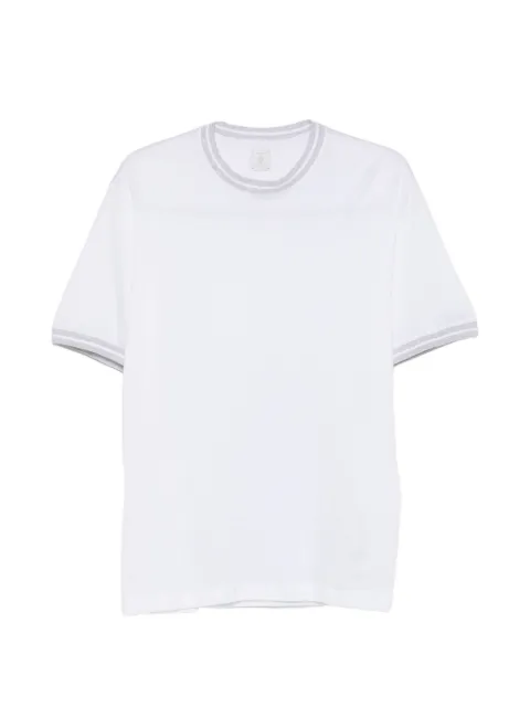 Eleventy contrast-trim T-shirt White N75TSHN04TES0N262