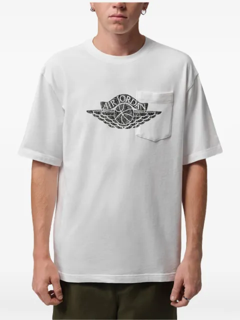 Jordan logo-print T-shirt White IO2084