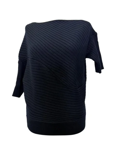 JW Anderson 2020s dolman-sleeve boat-neck sweater Blue RFCPUGBCL760196W