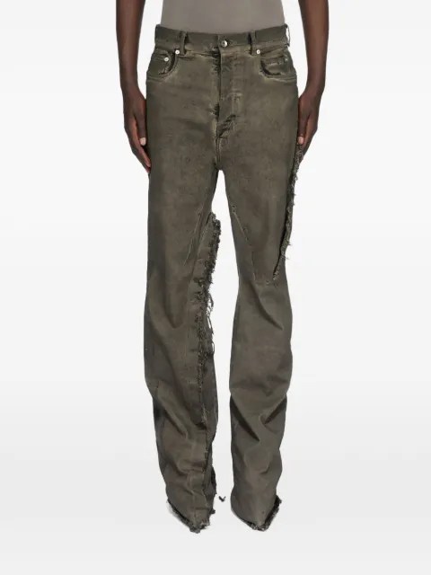 Rick Owens Bolan frayed jeans Brown RU02F4335SDRKCM