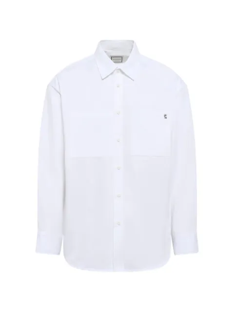 Wooyoungmi patch-pocket long-sleeve shirt White W263SH07