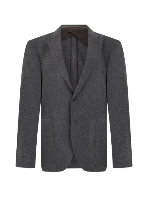slowear single-breasted blazer Grey 63I0274932A
