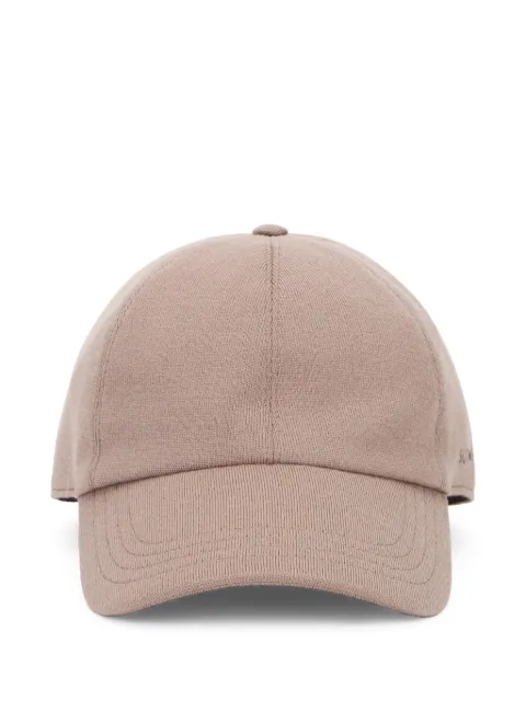 slowear logo-embroidered touch-strap cap Neutrals 82B530ZJ267